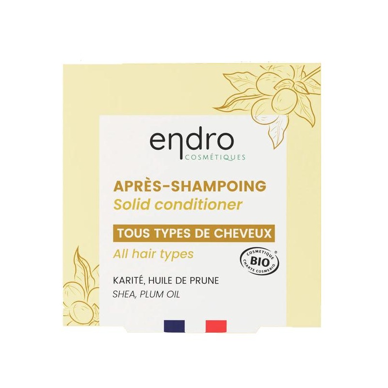 Après-shampoing solide - Monoï coco Endro Cosmétiques