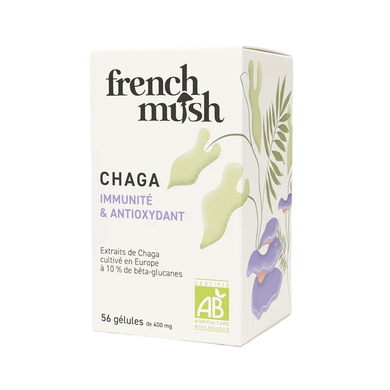 Chaga en gélules - Immunité & Antioxydant French Mush