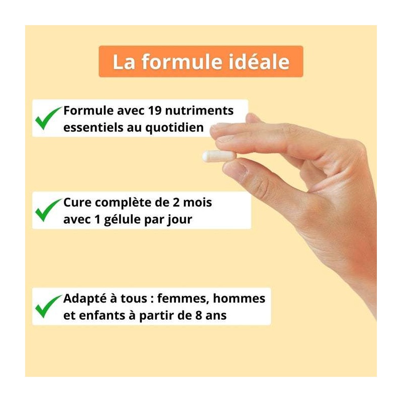 Multivitamines et minéraux - 60 gélules Argalys