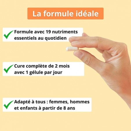 Multivitamines et minéraux - 60 gélules Argalys