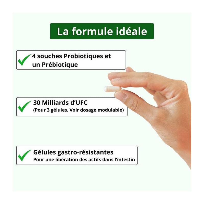 Avantages compléments alimentaire Vegaflore - Prébiotiques et Probiotiques - Argalys