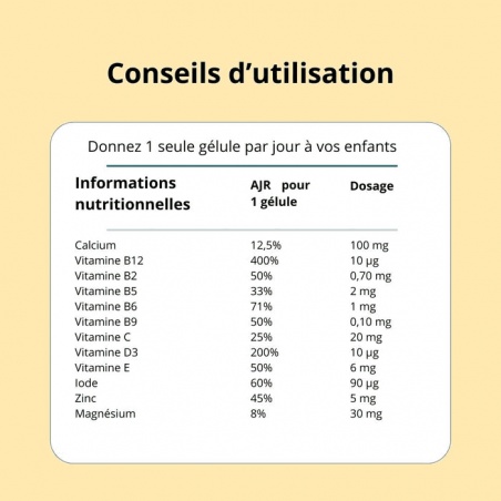 Multikid - Multivitamines enfants Argalys