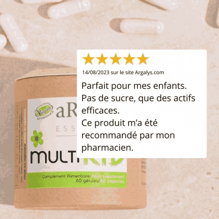 Avis Multikid - Multivitamines enfants Argalys