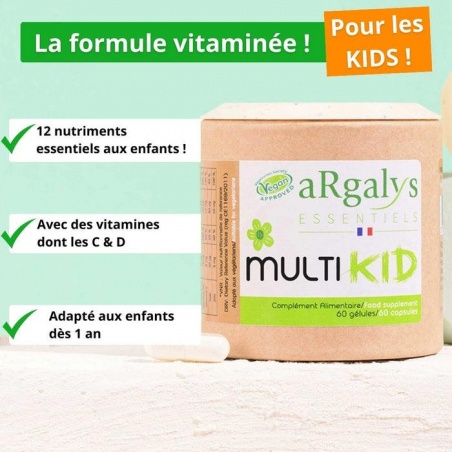 Vitamines pour enfants Multikid Argalys