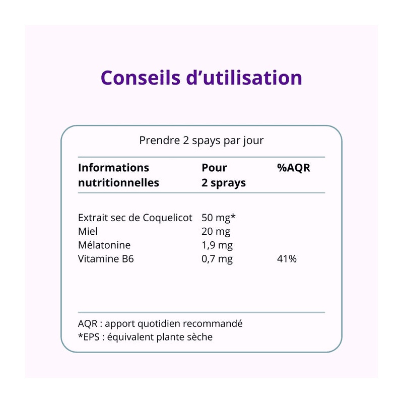 Comment utiliser la Mélatonine en spray Argalys ?