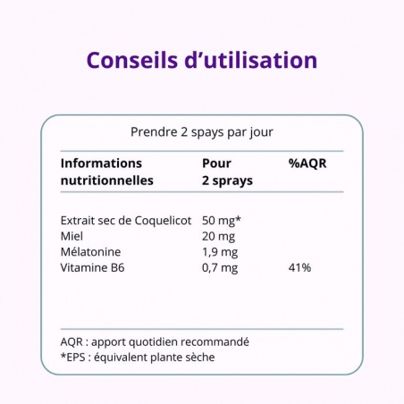 Comment utiliser la Mélatonine en spray Argalys ?