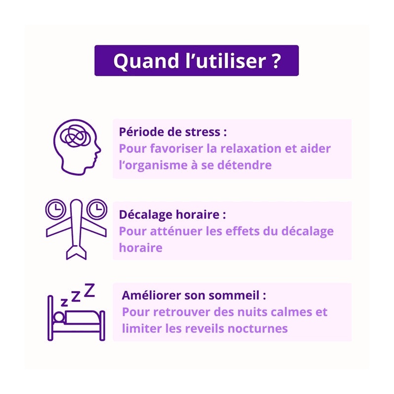 Quand utiliser la Mélatonine Argalys ?