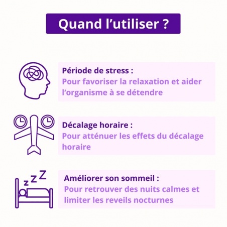 Quand utiliser la Mélatonine Argalys ?