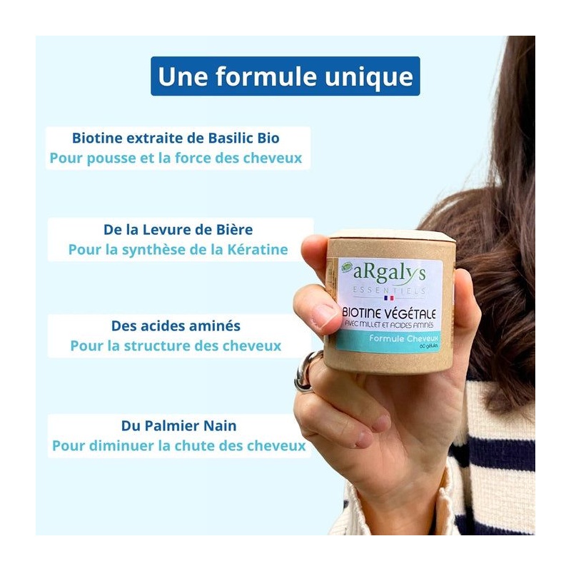 Biotine Végétale Argalys