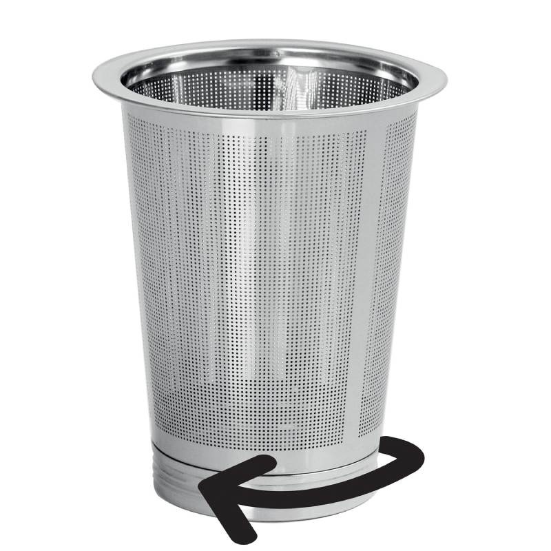 Théière Oolong en verre transparent 1,2 L Cristel