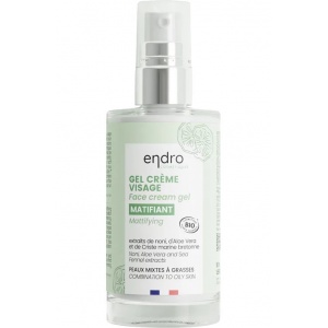 Gel Crème visage matifiant Endro Cosmétiques