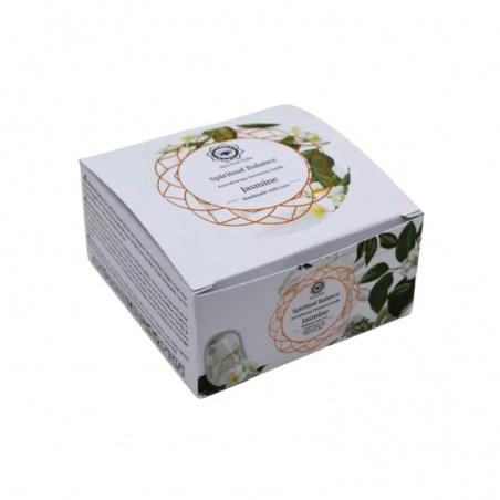 Bougie Equilibre Spirituel - Cristal de Roche & Jasmin - 70g Green Tree Candle