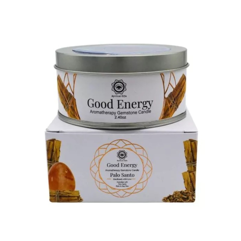 Bougie Energie Positive - Cornaline & Palo Santo - 70g Green Tree Candle