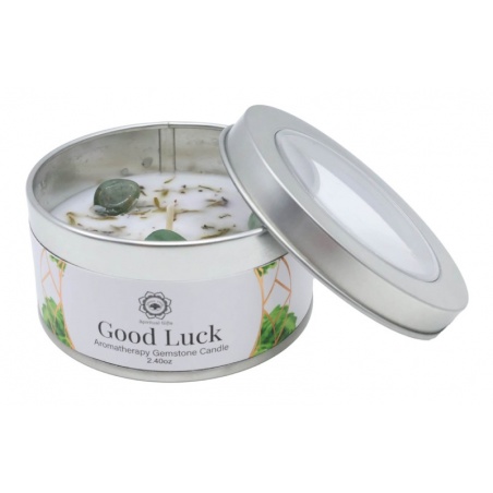 Bougie Bonne chance - Aventurine Verte & Patchouli - 70g Green Tree Candle - Green Tree Candle