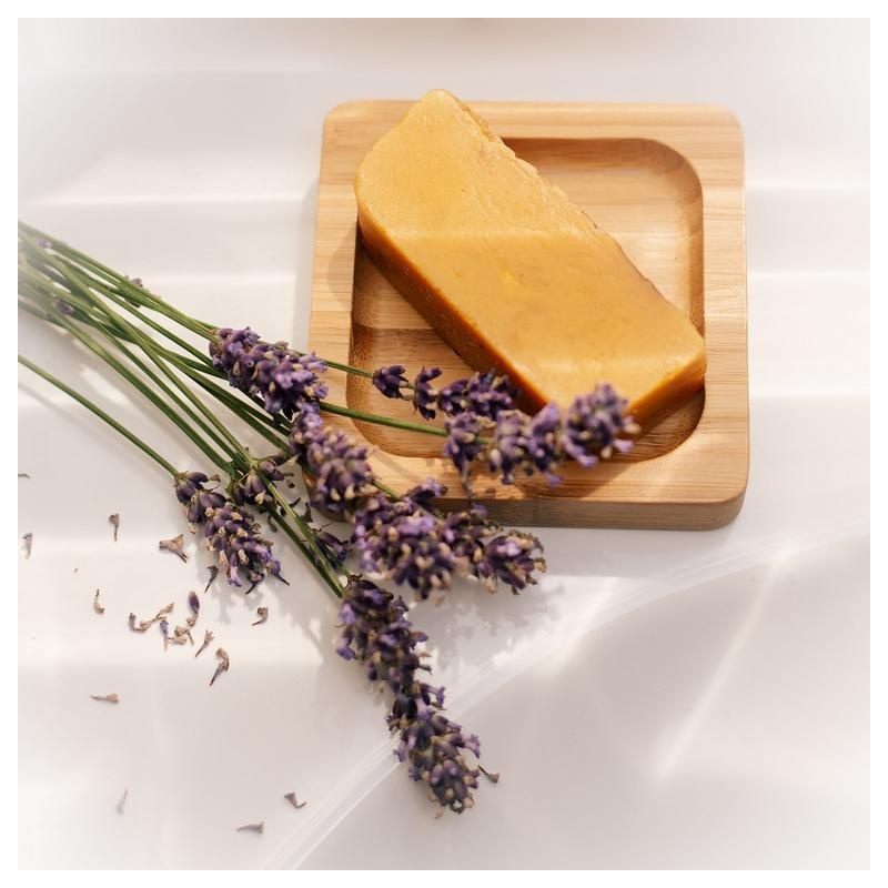 Porte-savon carré en bambou Croll & Denecke