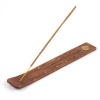 Porte-encens en bois motif Om