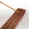 Porte-encens en bois motif Om