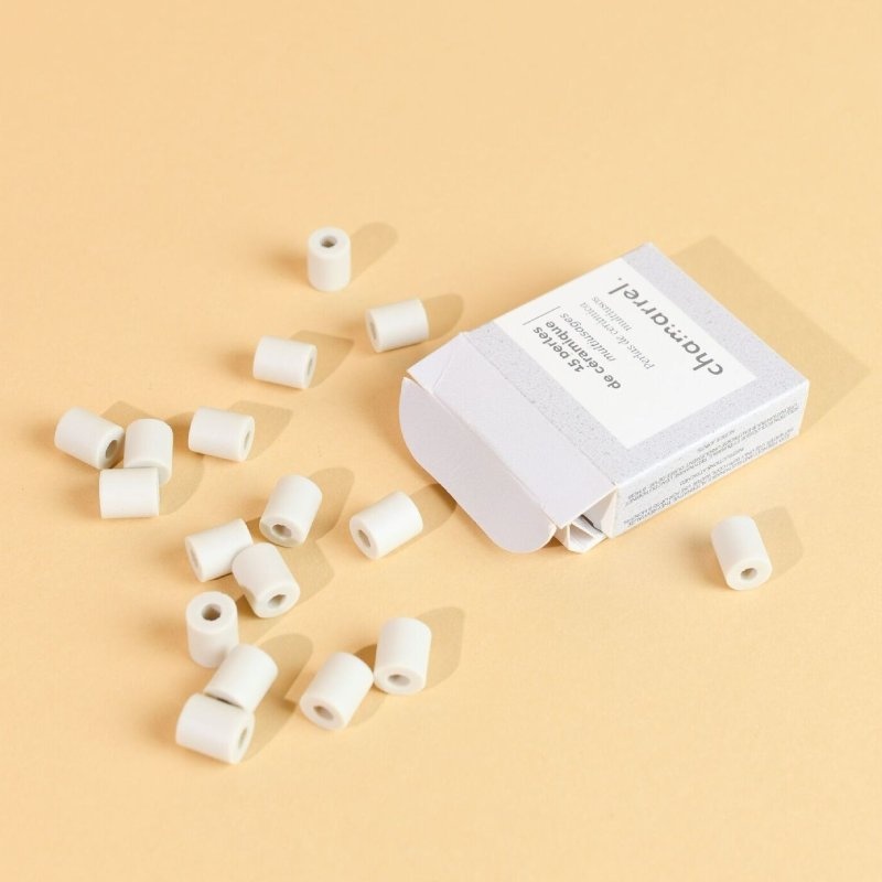 Perles de céramique EM - Boîte de 15 Chamarrel