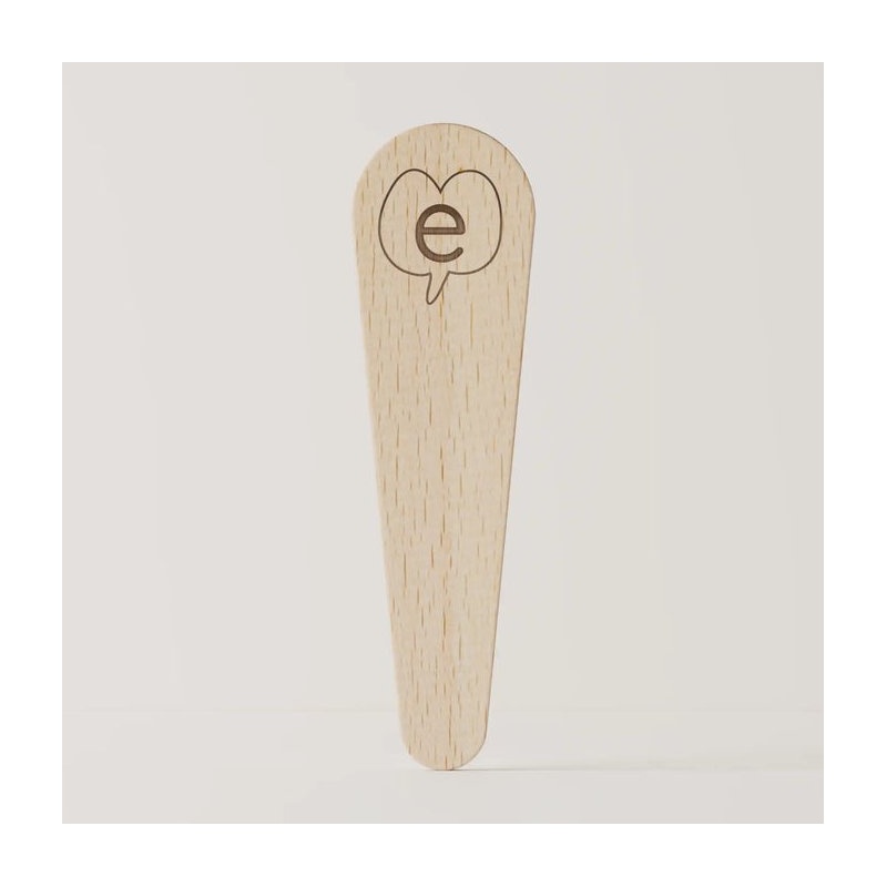 Spatule en bois 6cm pour déodorant solide Endro Cosmétiques