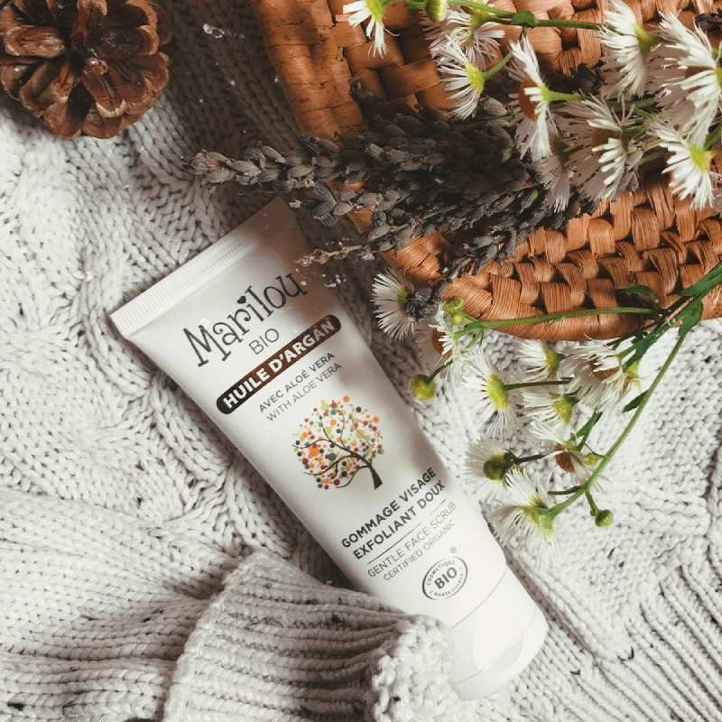 Gommage visage à l'huile d'argan Marilou Bio