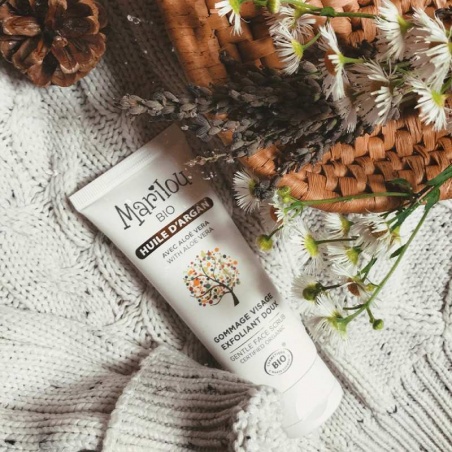 Gommage visage à l'huile d'argan Marilou Bio