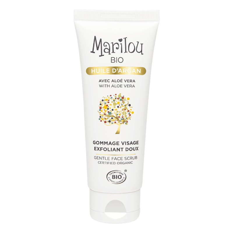 Gommage visage à l'huile d'argan Marilou Bio