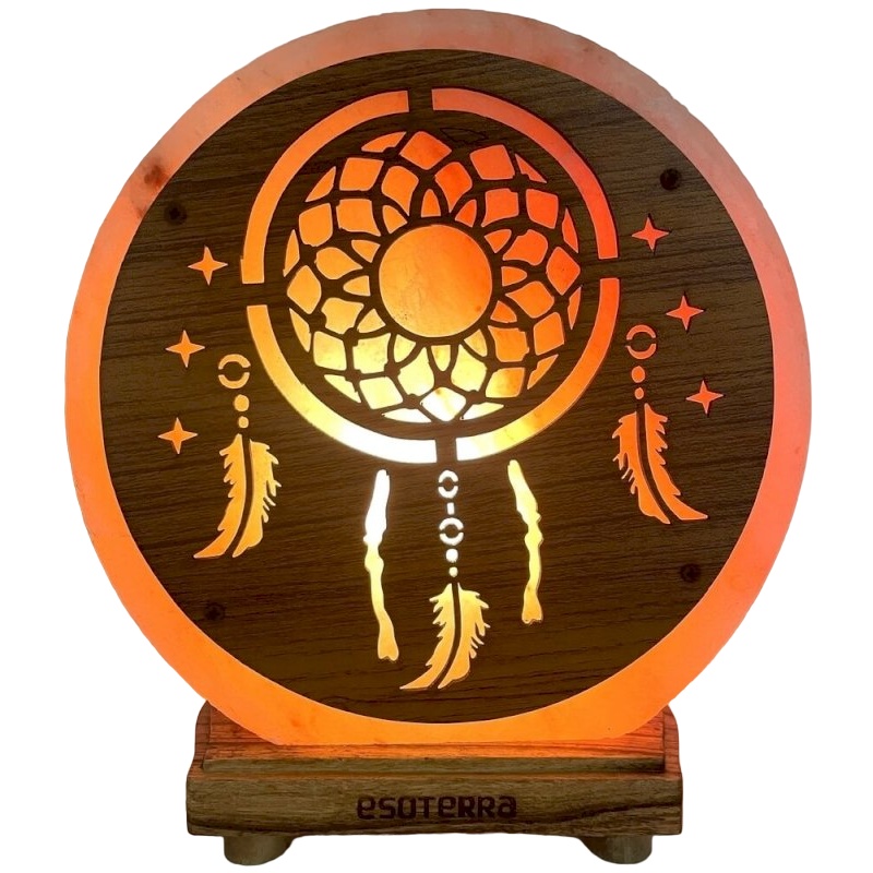 Lampe de Sel Himalaya Attrape-Rêves Esoterra