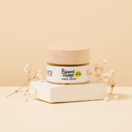 Baume Visage Bébé Bio - Karité & Coton - 30ml Pototam