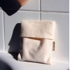 Pochette pour savon et shampoing solide en coton bio Dès Demain
