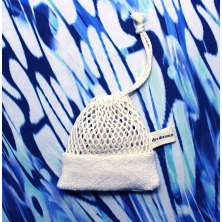 Sauve-savon en coton biologique avec tissu éponge Dès Demain - Dès Demain