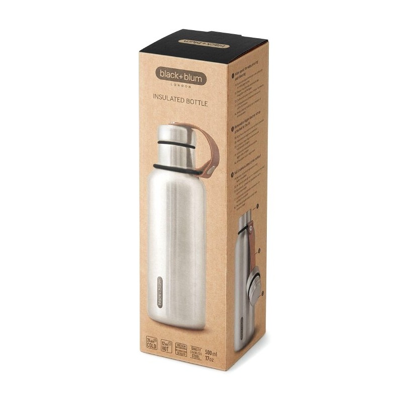 Gourde isotherme en inox 500ml - Black Limited Edition Black + Blum