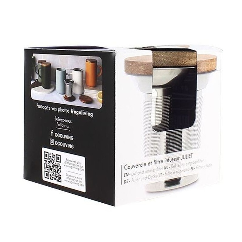 Filtre et couvercle pour tisanière OGO Living