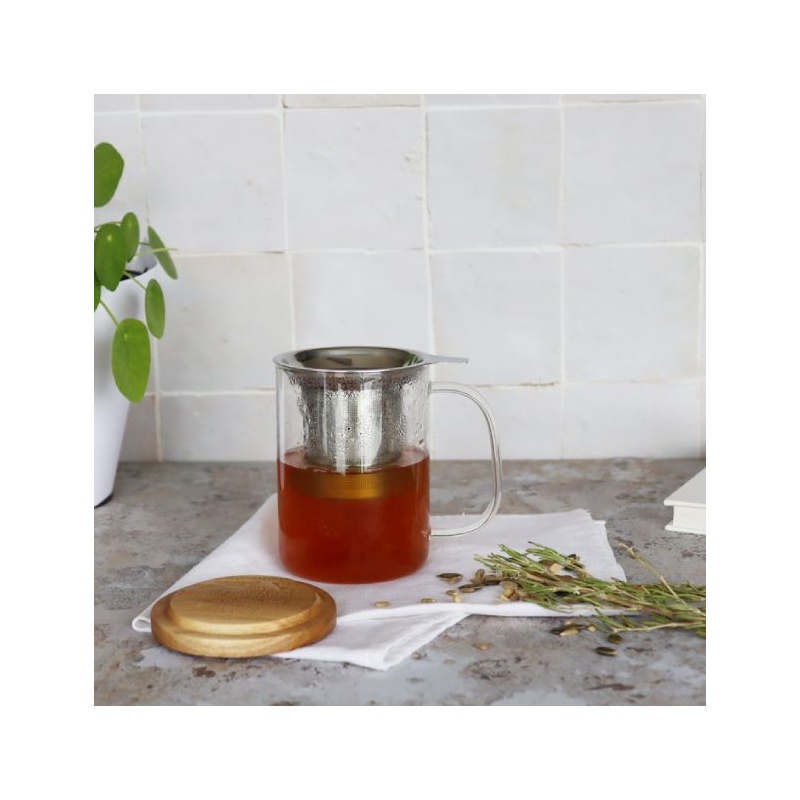 Mug infuseur en verre GUSTAVE 450ml OGO Living