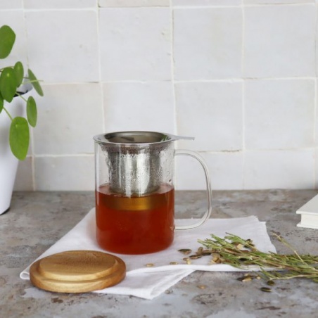 Mug infuseur en verre GUSTAVE 450ml OGO Living