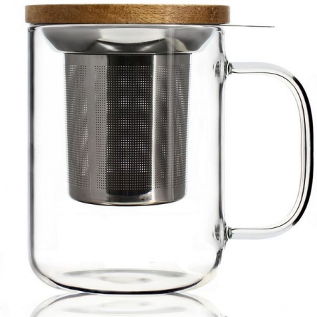 Tisanière en verre à double paroi GUSTAVE 450ml OGO Living - OGO Living