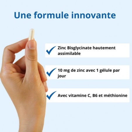Zinc Bisglycinate - 60 gélules Argalys