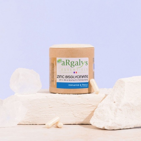 Zinc Bisglycinate - 60 gélules Argalys