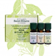 Coffret 3 Huiles Essentielles Bio à diffuser Mon Rituel Zen Distillerie Saint-Hilaire