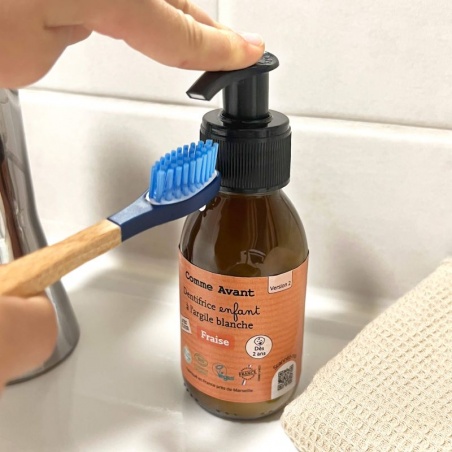 Dentifrice enfant à l'argile blanche - fraise Comme Avant