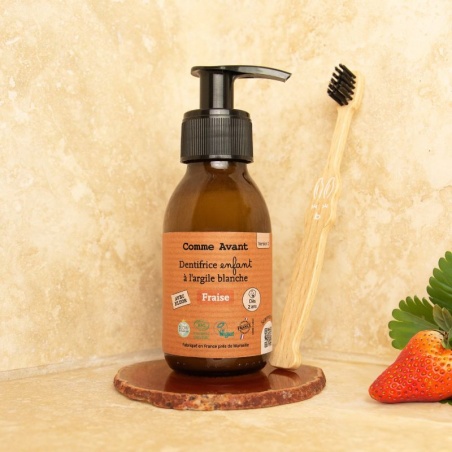 Dentifrice enfant à l'argile blanche - fraise Comme Avant