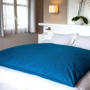  Édredon gonflant jacquard Bleu 160 x 170 cm Manufacture Castex