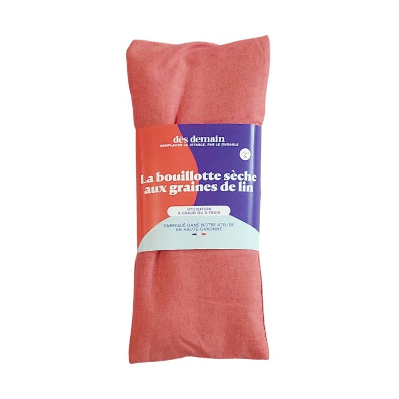 Bouillotte sèche déhoussable Rouille - Taille S  Dès Demain