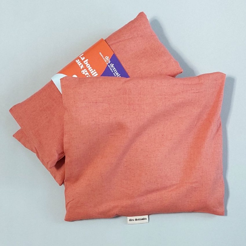 Bouillotte sèche déhoussable Rouille - Taille S  Dès Demain