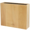 Bloc à couteaux rectangulaire en bois de Hêtre - 10 couteaux Cristel