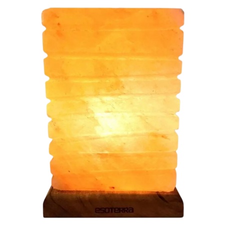 Lampe de Sel Himalaya Rectangle strié Esoterra - Esoterra
