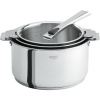 Série de 3 casseroles Casteline + 1 poignée amovible inox Casteline Cristel
