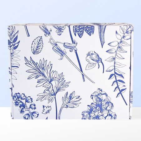 Carton imprimée Floral pour coffret - 