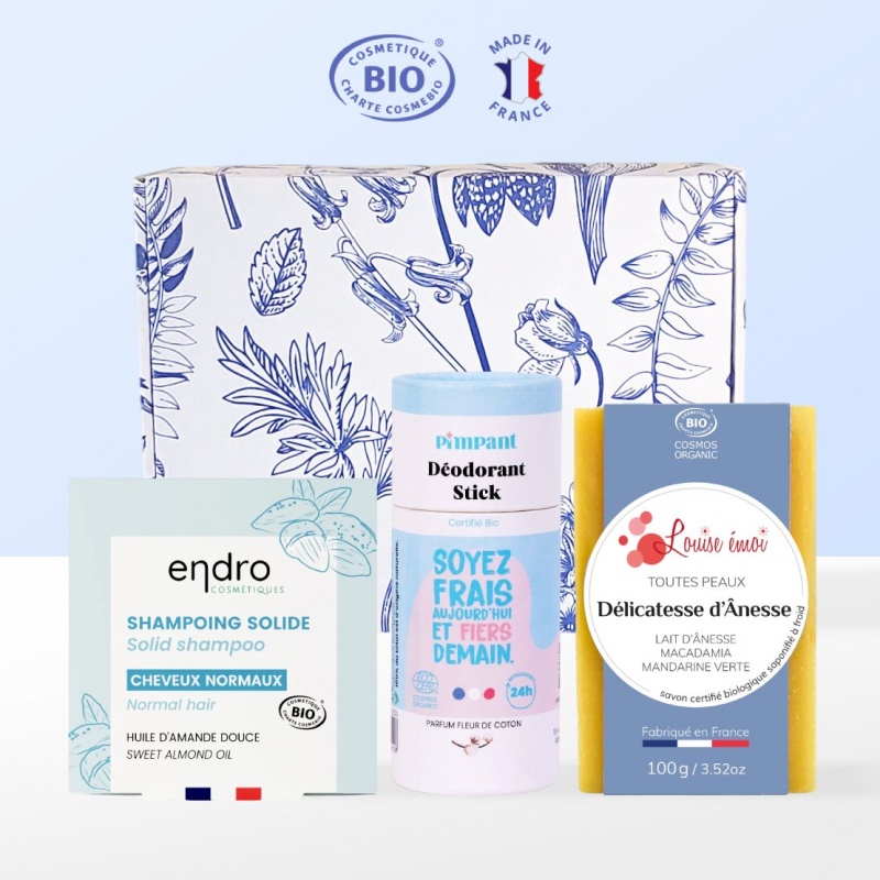 Coffret cosmétiques solides bio - N°1 Nouvojour