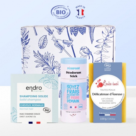 Coffret cosmétiques solides bio - N°1 Nouvojour - Nouvojour