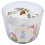 Bougie Amour - Quartz Rose & Rose - 256g Green Tree Candle